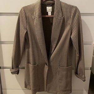 H&M Houndstooth Blazer (Size 4)